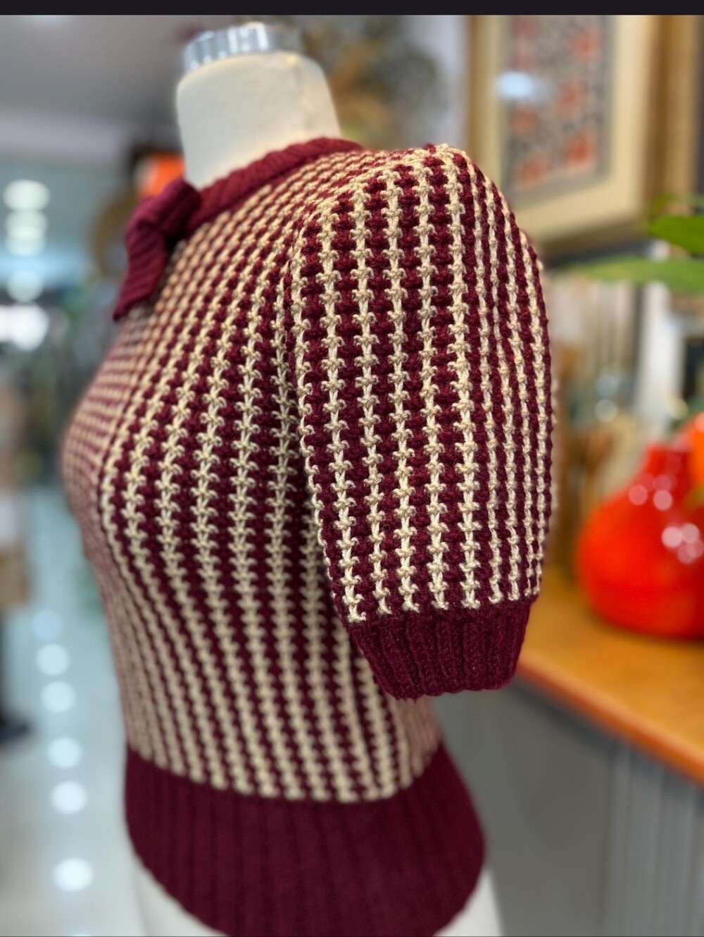 1940s Reproduction Sweater - Picture 2 of 9